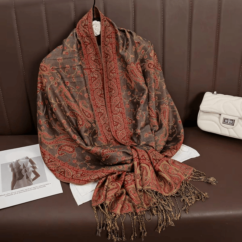 Luxury Cashmere Pashmina Shawl for Women, Warm & Elegant Winter Wrap