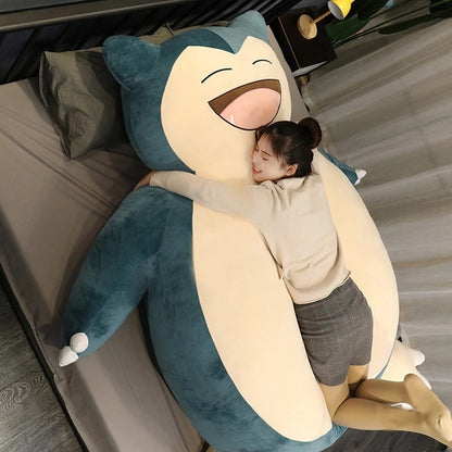 Snorlax Plush Toy, Giant Cuddle Pillow for Lounging, Napping & Room Decor Comfort