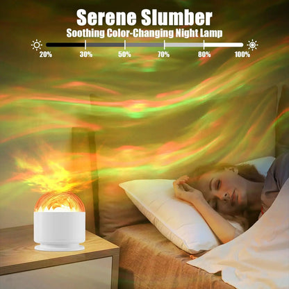 AuroraGlow Northern Lights LED Projector Night Light with Remote Control