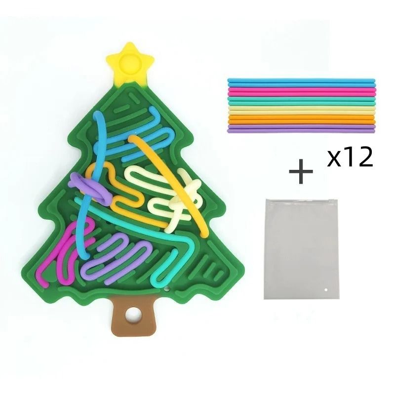 Double Sided Silicone Sensory Board Fidget Toy for Anxiety Relief