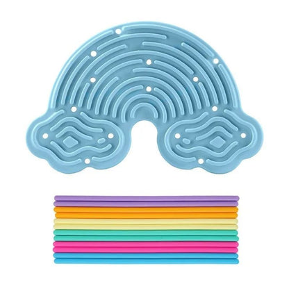 Double Sided Silicone Sensory Board Fidget Toy for Anxiety Relief