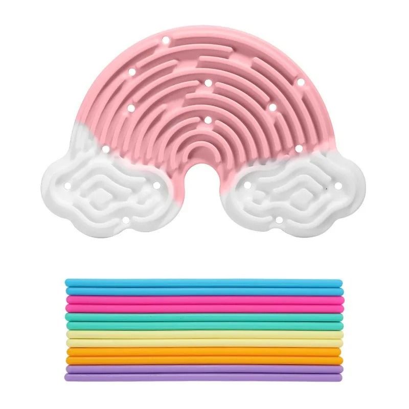 Double Sided Silicone Sensory Board Fidget Toy for Anxiety Relief