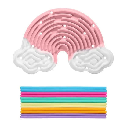 Double Sided Silicone Sensory Board Fidget Toy for Anxiety Relief