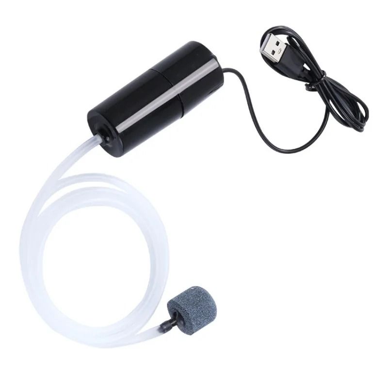 USB Aquarium Air Pump Mini Oxygenator Silent Aerator for Fish Tank