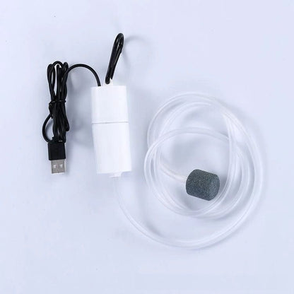 USB Aquarium Air Pump Mini Oxygenator Silent Aerator for Fish Tank