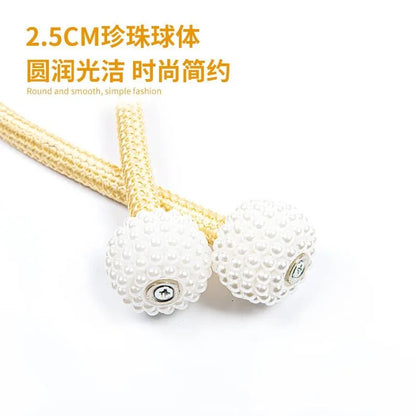 Pearl Magnetic Curtain Clip Tie Back Holder Decorative Curtain Buckle