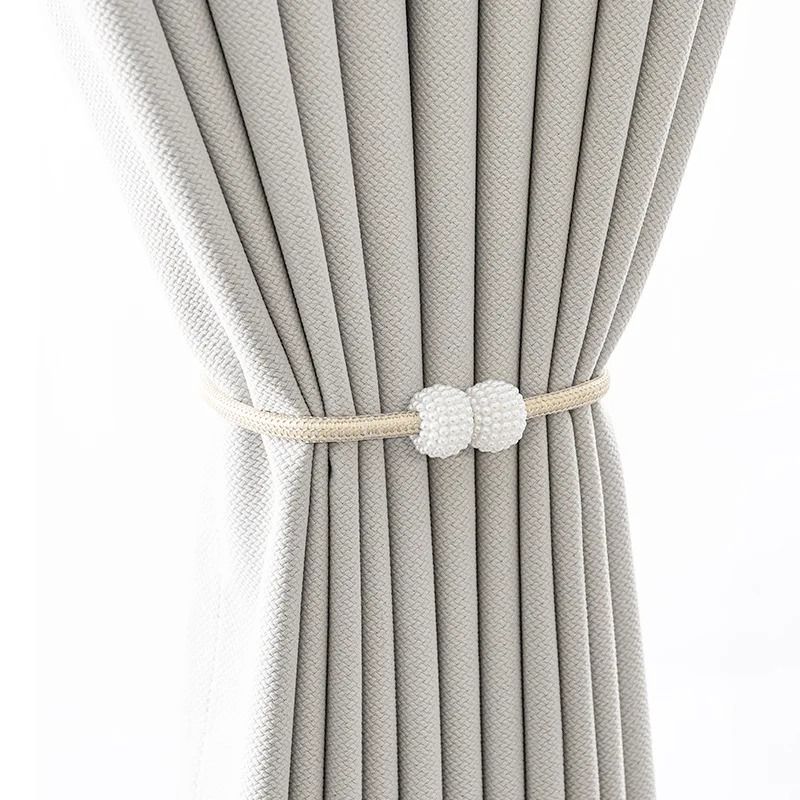 Pearl Magnetic Curtain Clip Tie Back Holder Decorative Curtain Buckle