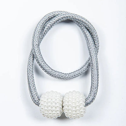 Pearl Magnetic Curtain Clip Tie Back Holder Decorative Curtain Buckle
