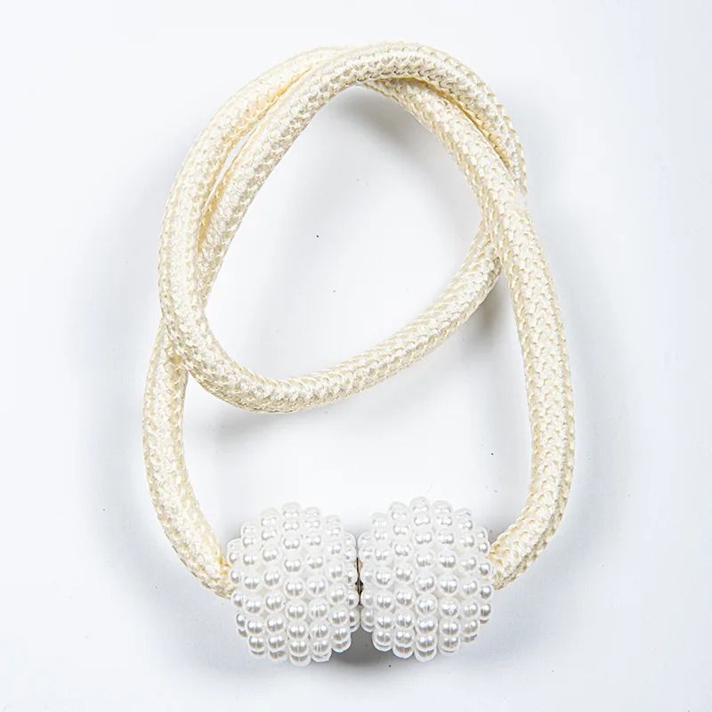 Pearl Magnetic Curtain Clip Tie Back Holder Decorative Curtain Buckle