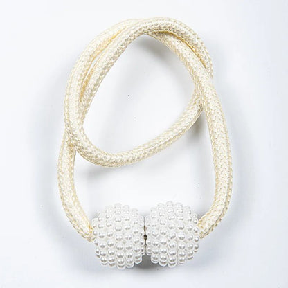 Pearl Magnetic Curtain Clip Tie Back Holder Decorative Curtain Buckle