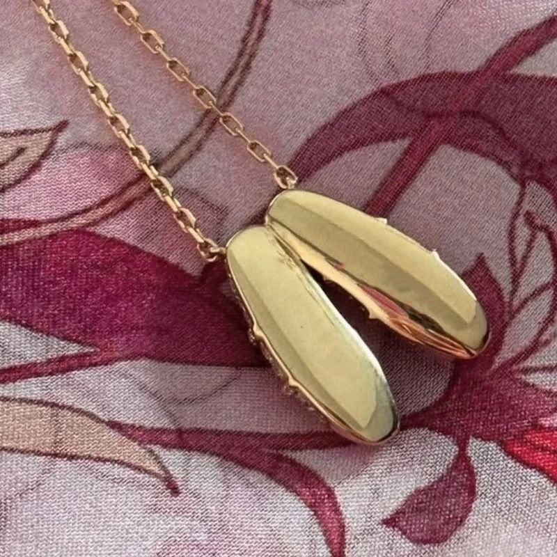Ballet Crystal Pendant Necklace