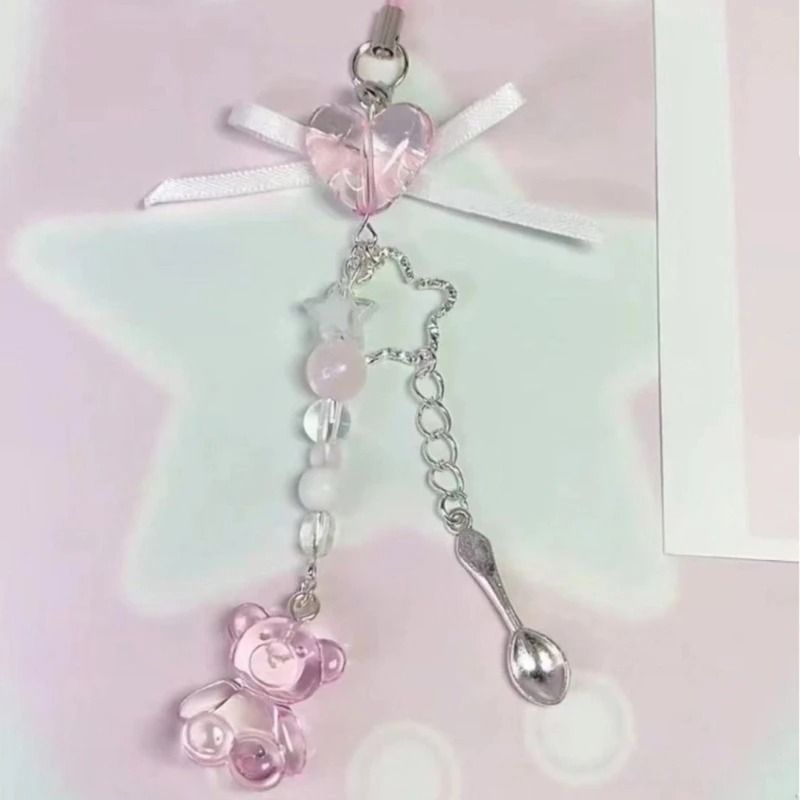 Angel Wing Beaded Phone Charm Accessory
