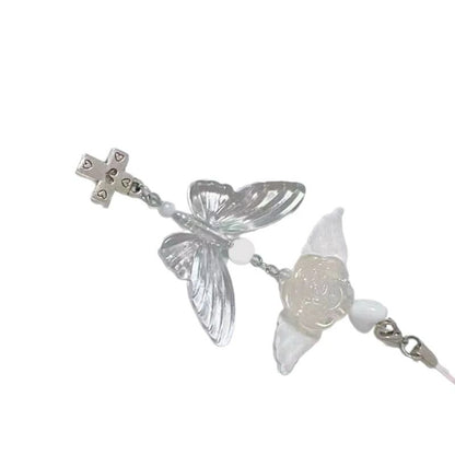 Angel Wing Beaded Phone Charm Accessory