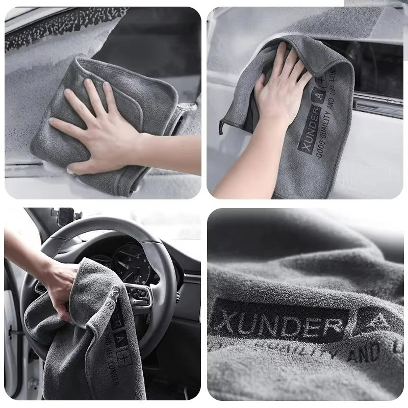 Thicken Soft Microfiber Car Wash Towel, Premium Auto Body Drying Cloth, High-End Car Detailing Clean Rag for Efficient
