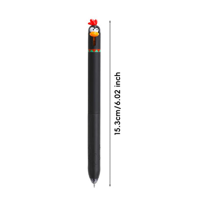 Funny Chicken Gel Pen with Fast Drying Ink and Stress Relief Click Toy