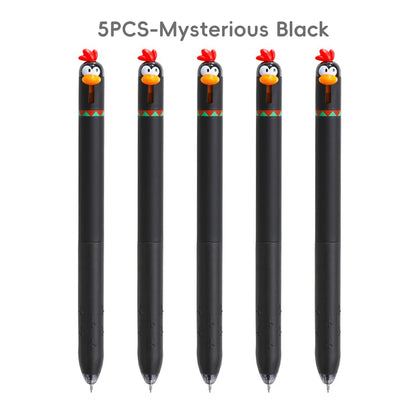 Funny Chicken Gel Pen with Fast Drying Ink and Stress Relief Click Toy