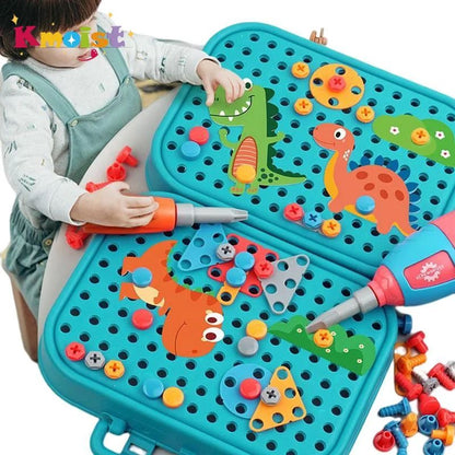 Montessori Toy DIY Nut and Bolt Assembly Set for Fine Motor Skills