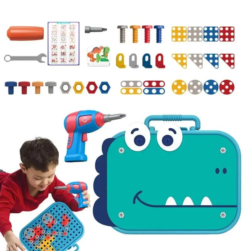 Montessori Toy DIY Nut and Bolt Assembly Set for Fine Motor Skills