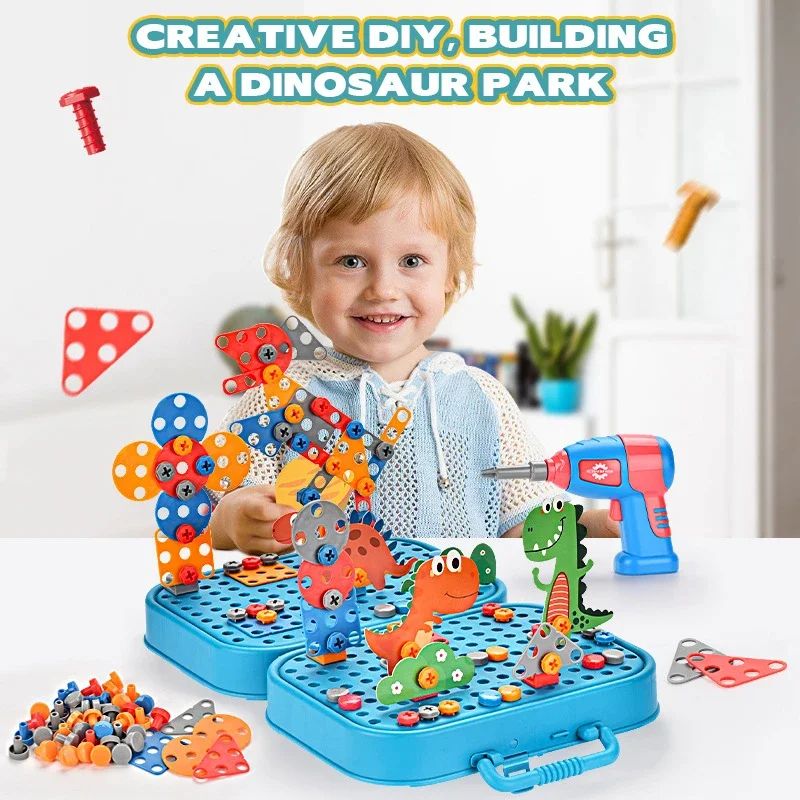 Montessori Toy DIY Nut and Bolt Assembly Set for Fine Motor Skills