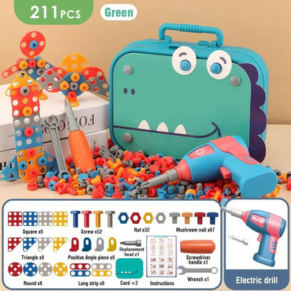 Montessori Toy DIY Nut and Bolt Assembly Set for Fine Motor Skills
