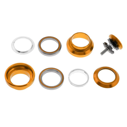 Aluminum Alloy 34mm External Bearing Headset with Sealed Cartridge Bearings & Top Cap (1-1/8 Threadless)