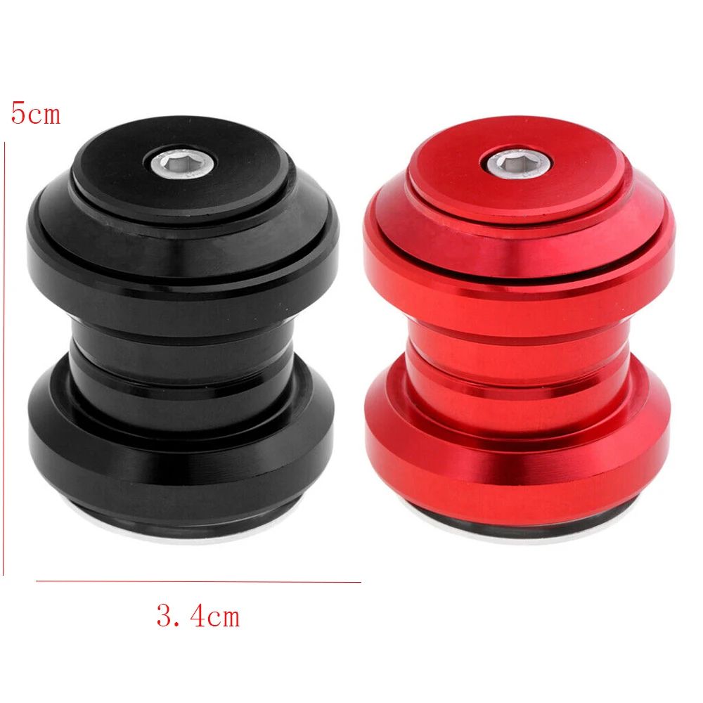 Aluminum Alloy 34mm External Bearing Headset with Sealed Cartridge Bearings & Top Cap (1-1/8 Threadless)