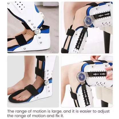 Orthopedic Adjustable Knee Brace, Ankle Foot Medical Support for Meniscus Injury Pain Relief and Rehabilitation