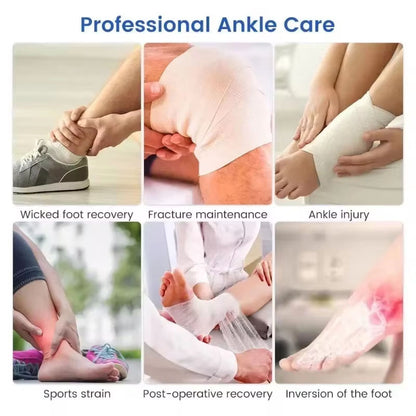 Orthopedic Adjustable Knee Brace, Ankle Foot Medical Support for Meniscus Injury Pain Relief and Rehabilitation