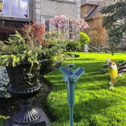 Solar Powered Flying Hummingbird Garden Decor