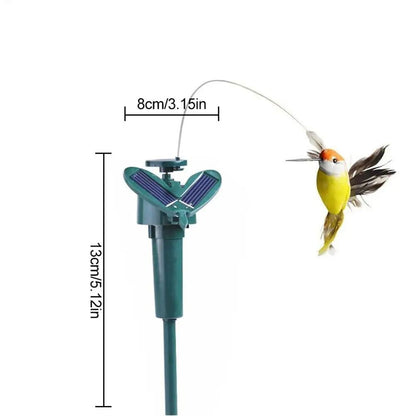 Solar Powered Flying Hummingbird Garden Decor