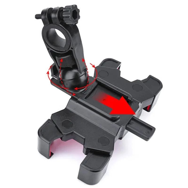 Universal Bicycle Phone Holder Adjustable 360 Degree Rotating Bike Mount