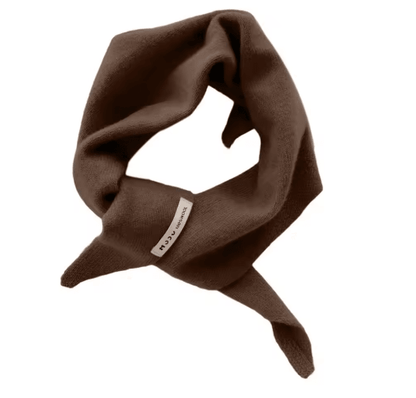 Womens Wool Triangle Scarf British Knitted Sweater Shawl Soft and Warm Accessory