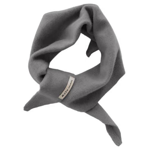 Womens Wool Triangle Scarf British Knitted Sweater Shawl Soft and Warm Accessory