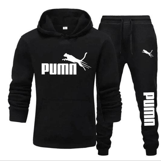 UrbanFlex Mens Hoodie and Jogger Set Autumn Winter Sportswear