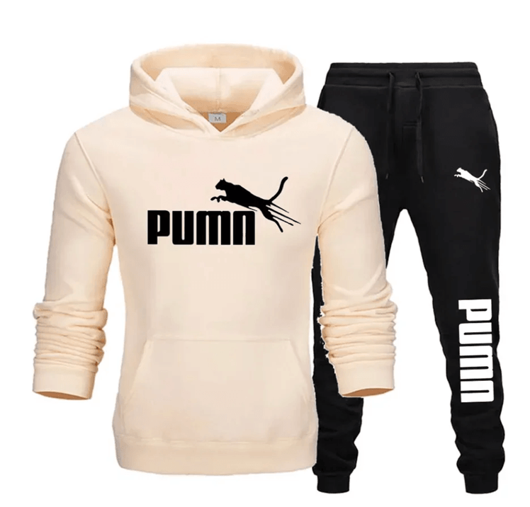 UrbanFlex Mens Hoodie and Jogger Set Autumn Winter Sportswear