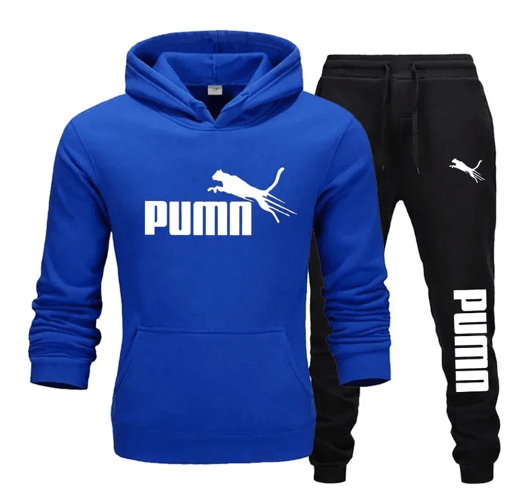 UrbanFlex Mens Hoodie and Jogger Set Autumn Winter Sportswear