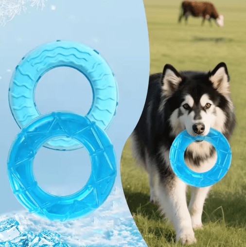 Pet Cooling Chew Toy Freezable Ice Cube Puppy Teething and Training Toy