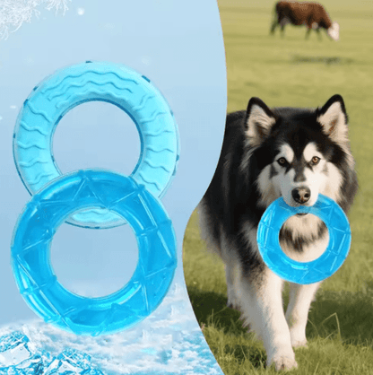 Pet Cooling Chew Toy Freezable Ice Cube Puppy Teething and Training Toy