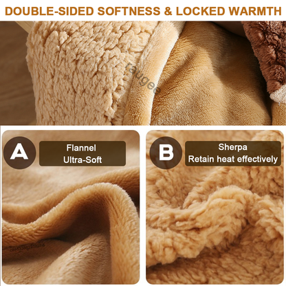 Warming Blanket USB Winter Body Heating Pad, Portable Electric Blanket and Rechargeable Hand Warmer for Home Office