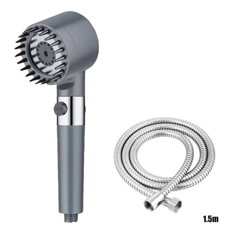 Filtered Shower Head with Four Spray Modes for Massage and Clean Water Flow