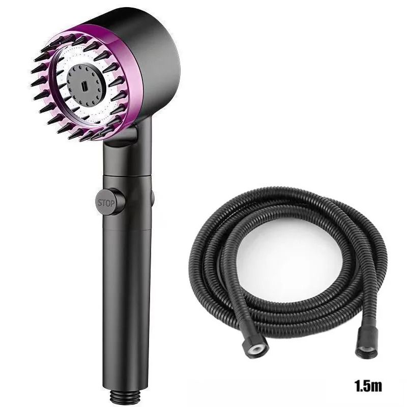 Filtered Shower Head with Four Spray Modes for Massage and Clean Water Flow