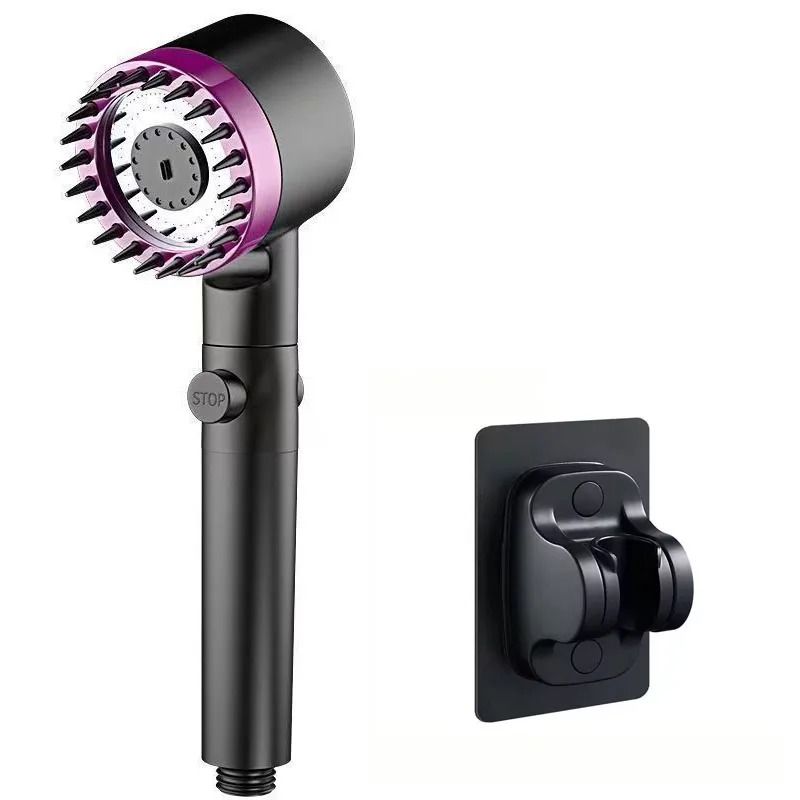 Filtered Shower Head with Four Spray Modes for Massage and Clean Water Flow