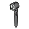 black shower head