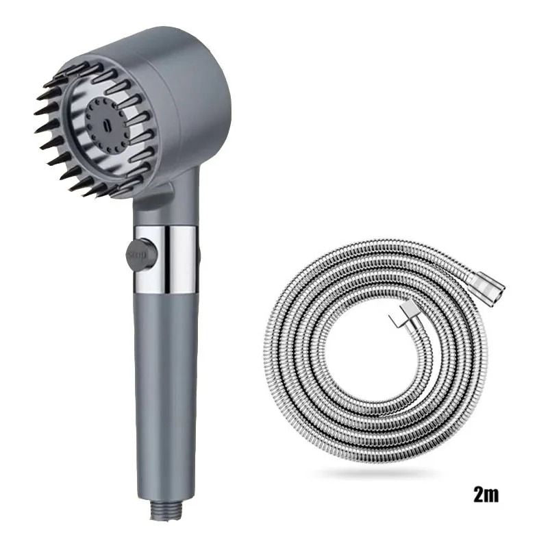 Filtered Shower Head with Four Spray Modes for Massage and Clean Water Flow