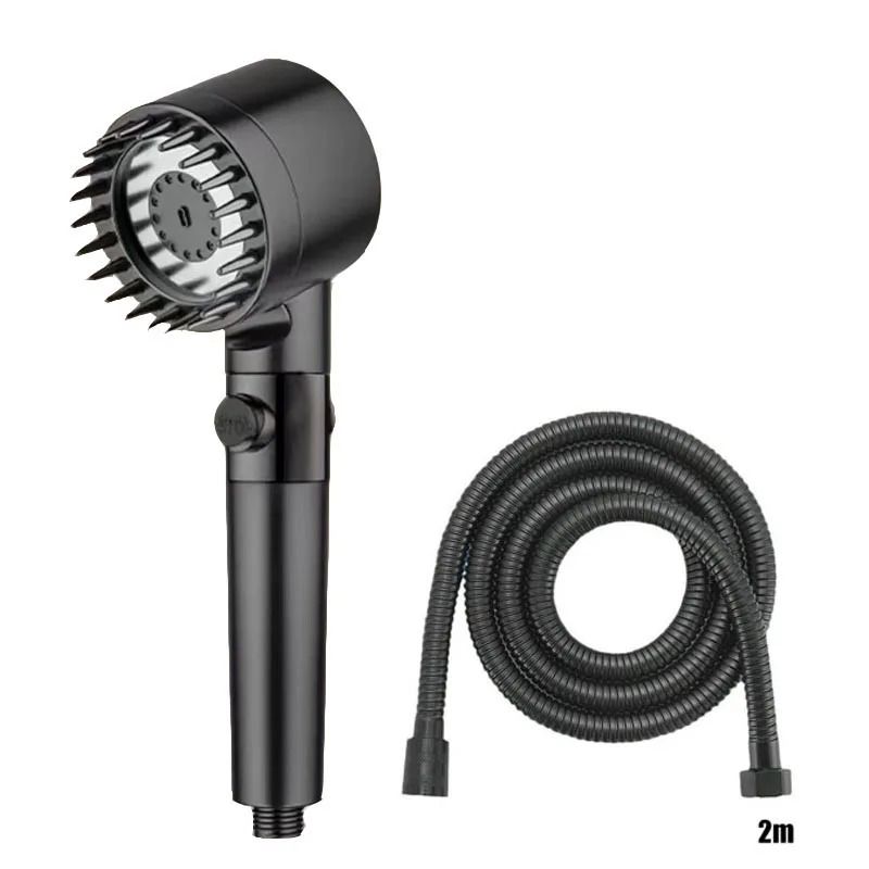 Filtered Shower Head with Four Spray Modes for Massage and Clean Water Flow