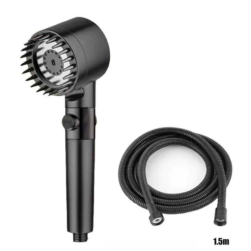 Filtered Shower Head with Four Spray Modes for Massage and Clean Water Flow