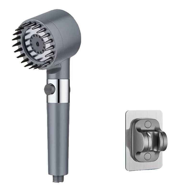 Filtered Shower Head with Four Spray Modes for Massage and Clean Water Flow