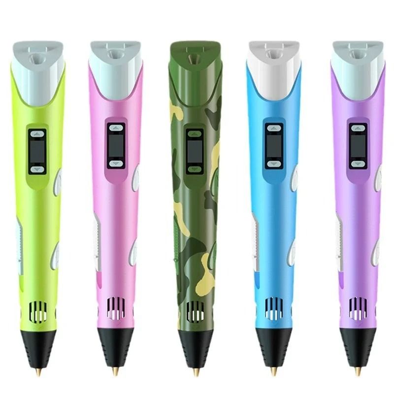 USB Rechargeable 3D Printing Pen with 9M PLA Filament for Kids and DIY Crafts