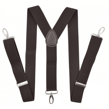 Heavy Duty Work Suspenders for Men | Adjustable Y-Back & Belt Hook