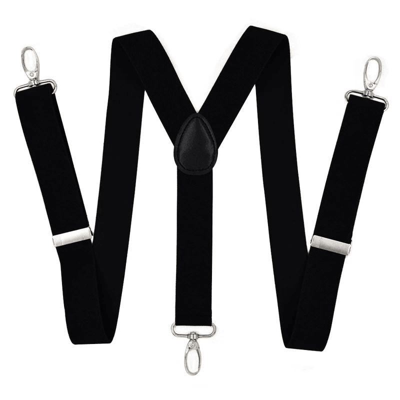 Heavy Duty Work Suspenders for Men | Adjustable Y-Back & Belt Hook